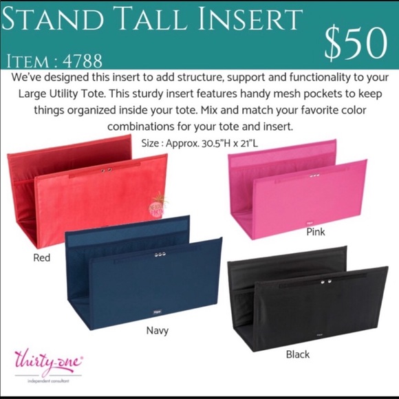 Thirty One Stand Tall Insert - Picture 4 of 5